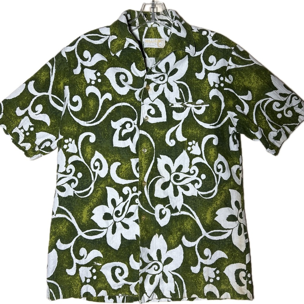 Vintage Iolani Barkcloth Shirt